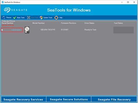 seagate drive diagnostic tool